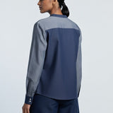 Asymmetrical Blue shirt