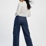 Flat cargo pants