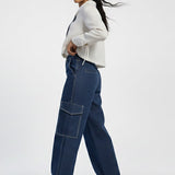 Flat cargo pants