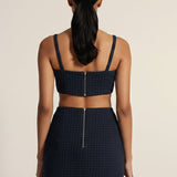 Textured strappy top