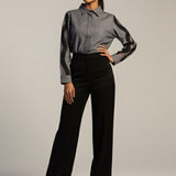 Grey Wave net Shirt
