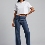 Vertical patch pants