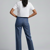 Vertical patch pants