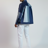 Relaxed patchwork jacket