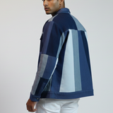 Relaxed patchwork jacket